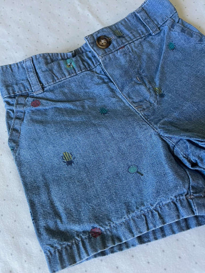 Carter's Little Bug Jean Shorts - 12 months, Kids 12 Month (9-12M)