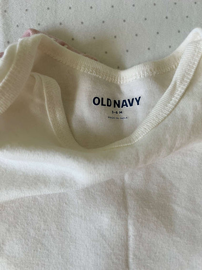 Old Navy Set of 3 Onesies - Baby Girl 3-6 months, Kids 6 Month (3-6M)