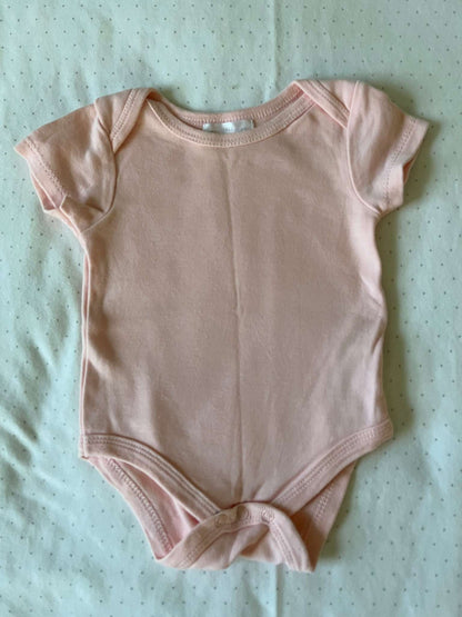 Baby Beau and Belle Soft Pink Onesie - Baby Girl 3-6 months, Kids 6 Month (3-6M)