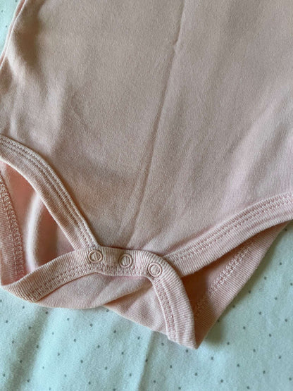 Baby Beau and Belle Soft Pink Onesie - Baby Girl 3-6 months, Kids 6 Month (3-6M)