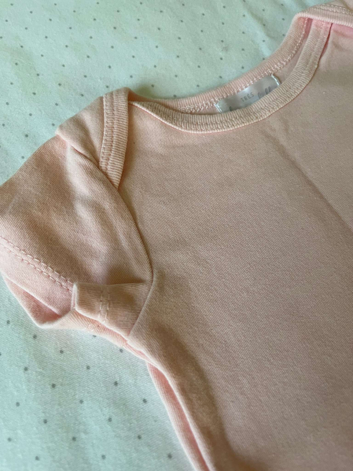 Baby Beau and Belle Soft Pink Onesie - Baby Girl 3-6 months, Kids 6 Month (3-6M)