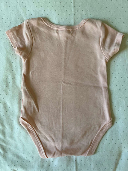 Baby Beau and Belle Soft Pink Onesie - Baby Girl 3-6 months, Kids 6 Month (3-6M)