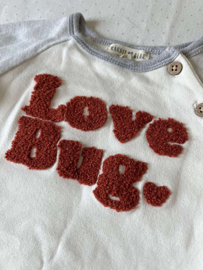 Rabbit + Bear Organic Set of 2 Long Sleeve Onesies - 0-3 months, Kids 3 Month (0-3M)
