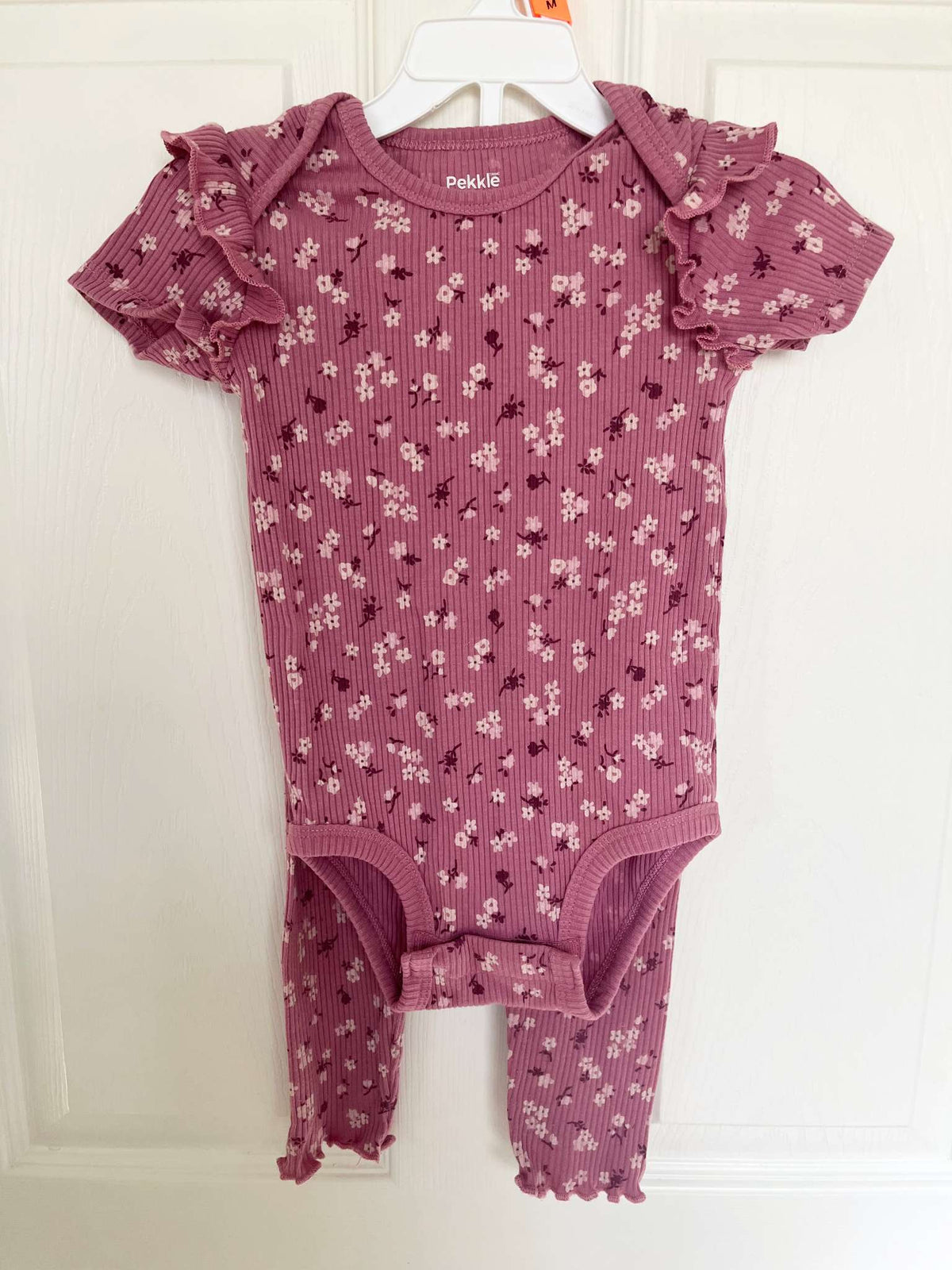 Pekkle Floral Print Two Piece Outfit - Baby Girl 12 months, Kids 12 Month (9-12M)