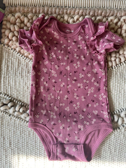 Pekkle Floral Print Two Piece Outfit - Baby Girl 12 months, Kids 12 Month (9-12M)