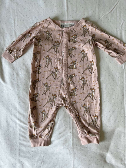 H&M Disney Bambi Onesie - Baby Girl 6 months, Kids 6 Month (3-6M)