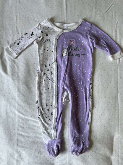Koala Baby Little Bunny Onesie Pajamas - Baby Girl 3-6 months, Kids 6 Month (3-6M)