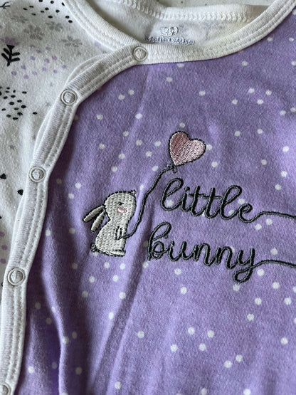 Koala Baby Little Bunny Onesie Pajamas - Baby Girl 3-6 months, Kids 6 Month (3-6M)