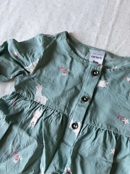 Carter's Llama Blouse - Baby Girl 9 months, Kids 9 Month (6-9M)