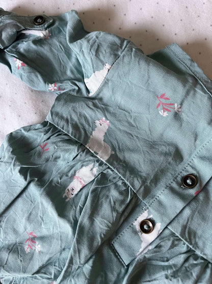 Carter's Llama Blouse - Baby Girl 9 months, Kids 9 Month (6-9M)