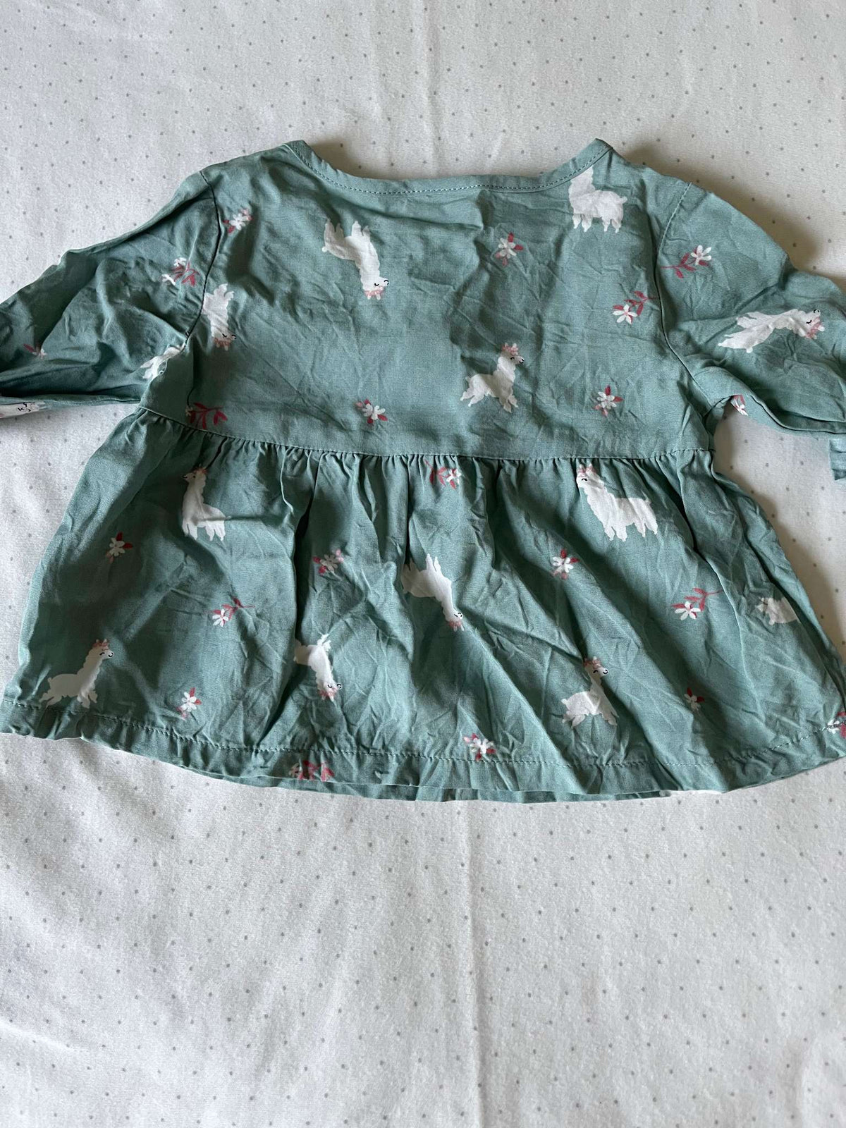 Carter's Llama Blouse - Baby Girl 9 months, Kids 9 Month (6-9M)