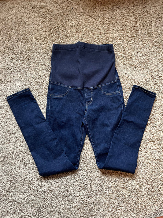Uniqlo, Navy, Maternity Stretch Jeans, XS, Maternity XS (0-2)
