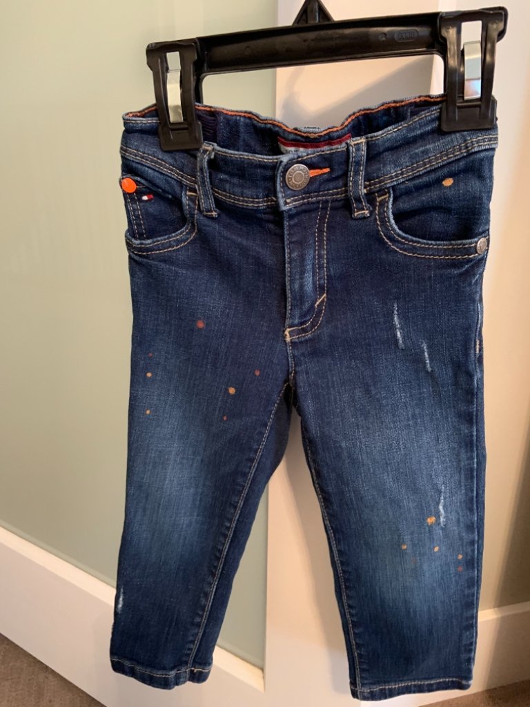 Tommy Hilfiger 18m Dark wash navy Jeans, Kids 18 Month (12-18M)