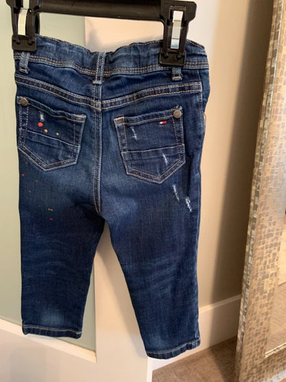Tommy Hilfiger 18m Dark wash navy Jeans, Kids 18 Month (12-18M)