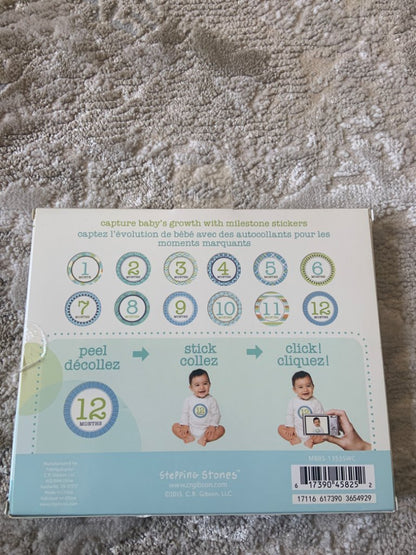 Baby’s first year belly stickers