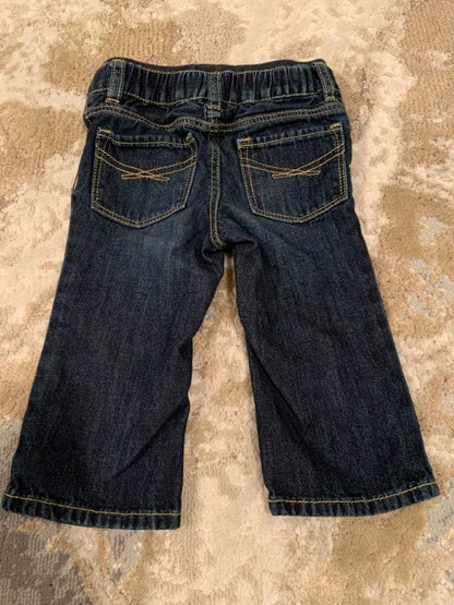 Baby Gap size 12-18m dark blue wash boot cut Jeans, Kids 18 Month (12-18M)