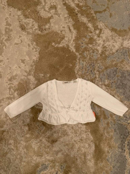 Baby Mexx size 3-6m white cardigan, Kids 6 Month (3-6M)