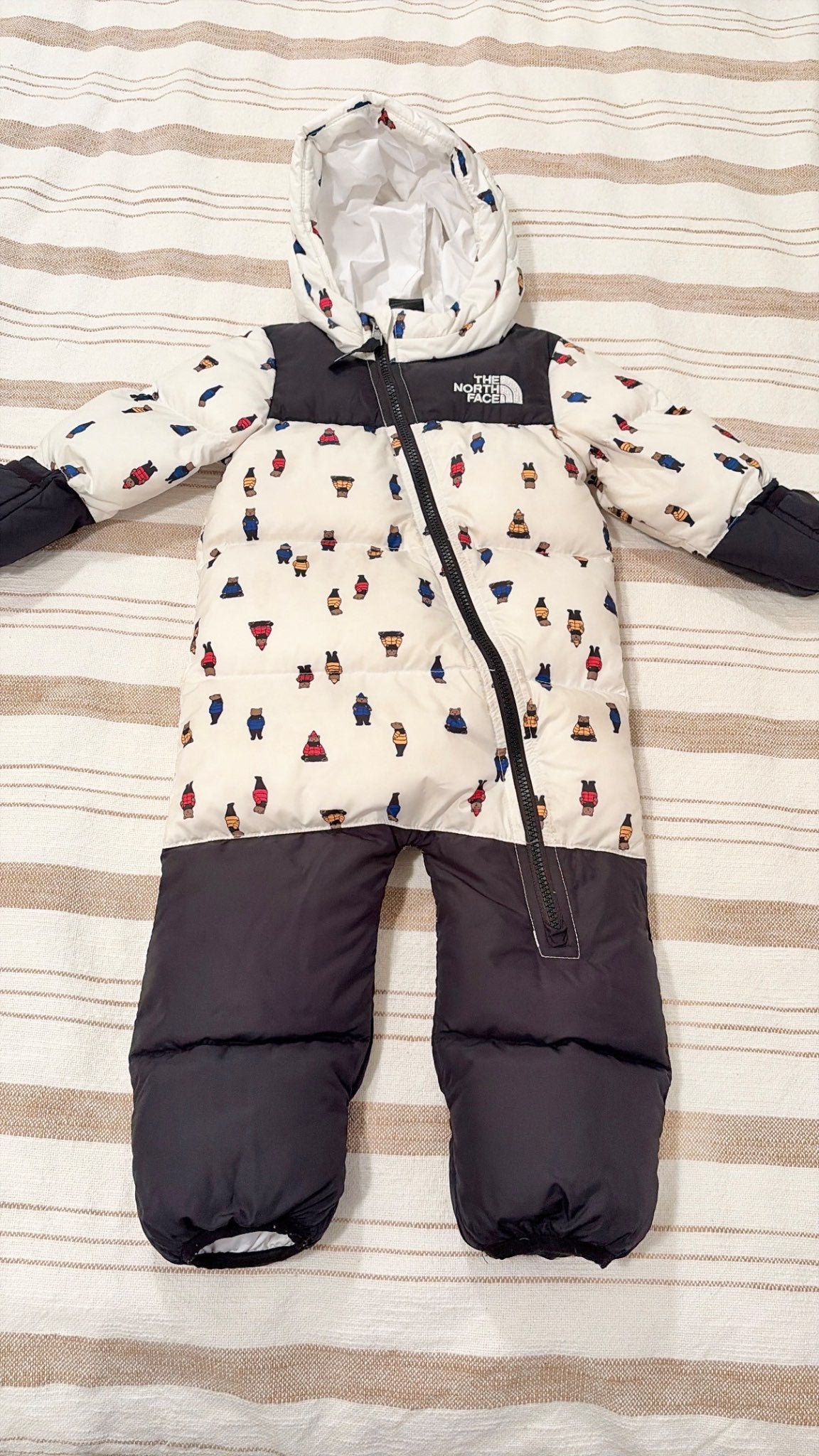 The North Face teddy bear 12-18m snowsuit , Kids 18 Month (12-18M)
