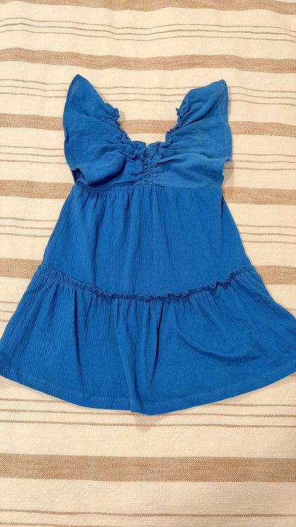 Zara girls royal blue dress , Kids 3T
