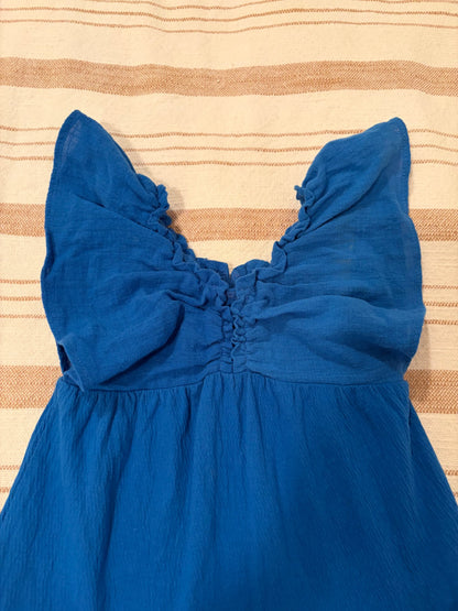 Zara girls royal blue dress , Kids 3T
