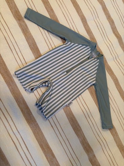 Striped long sleeve swimsuit , Kids 12 Month (9-12M)