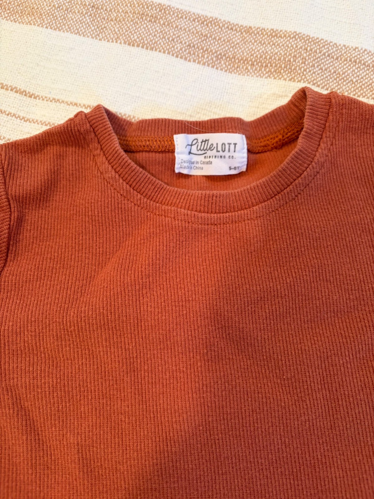Little Lott organic cotton 2 piece set , Kids 6/6X