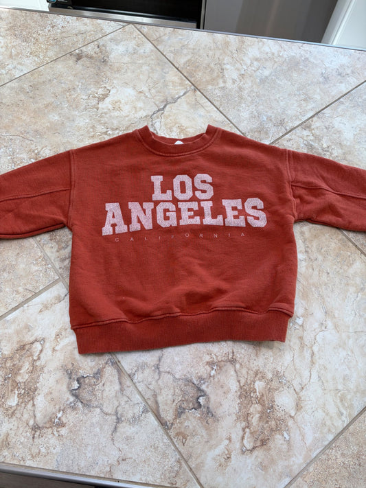 Zara Los Angeles crewneck , Kids 6/6X