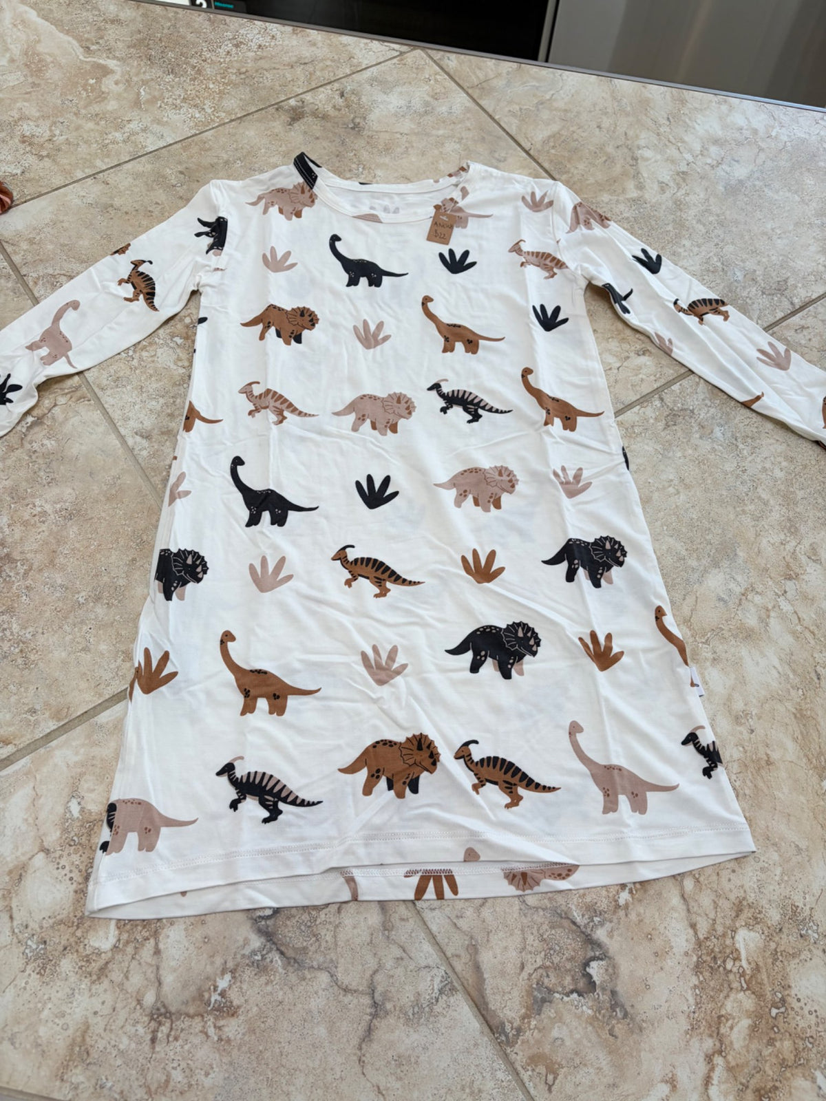 Brand new pip and Phee bamboo dinosaur nightie, Kids 6/6X