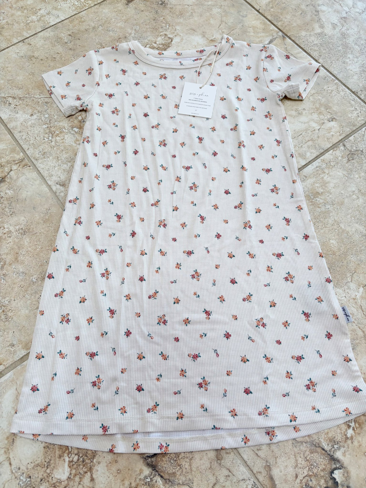 Brand new pip and Phee ribbed bamboo nightie , Kids 4/4T