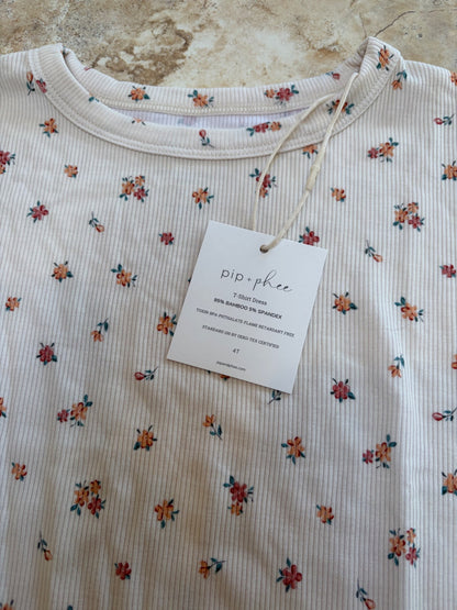 Brand new pip and Phee ribbed bamboo nightie , Kids 4/4T