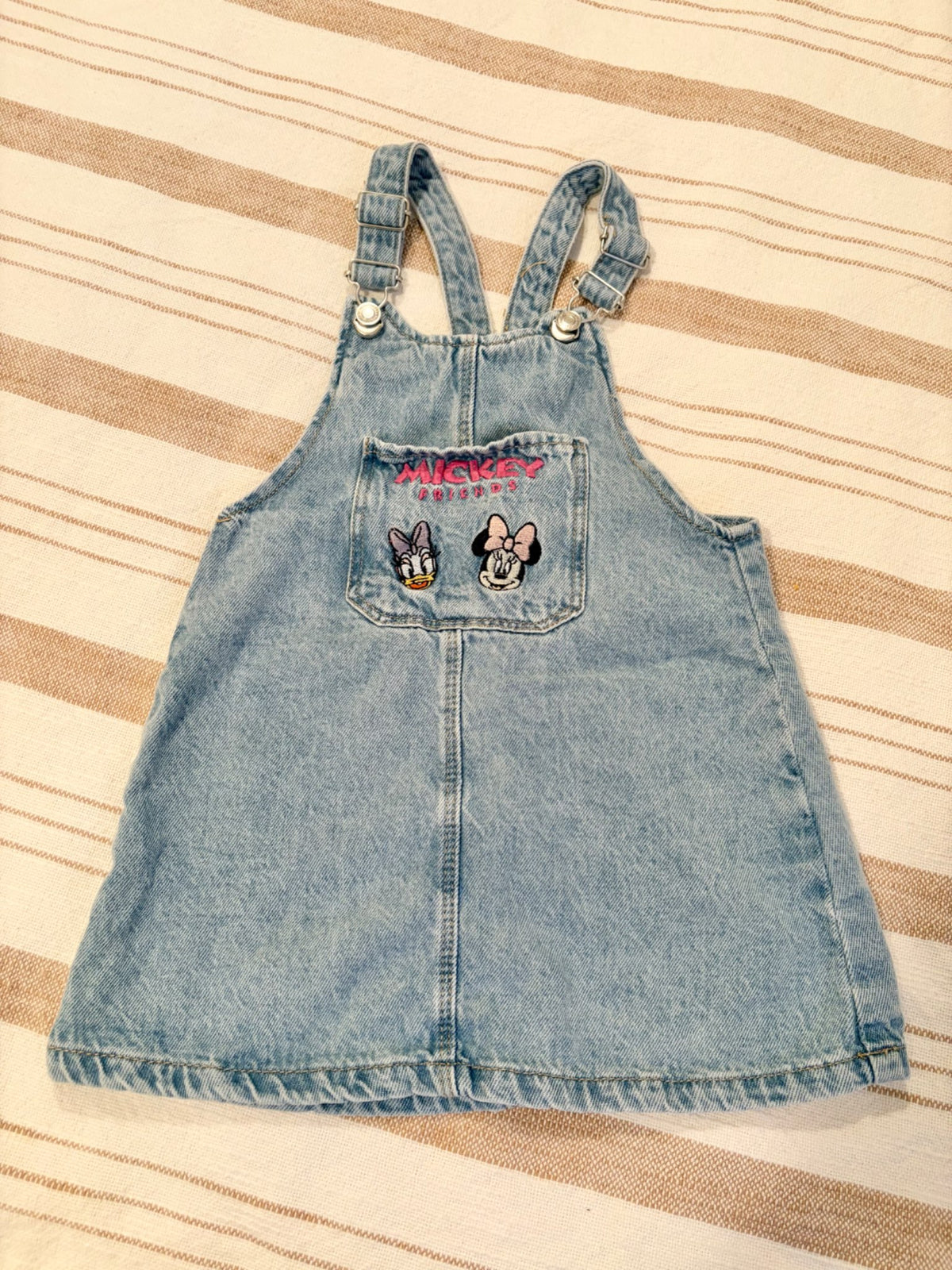 Zara Minnie Mouse overall dress , Kids 4/4T