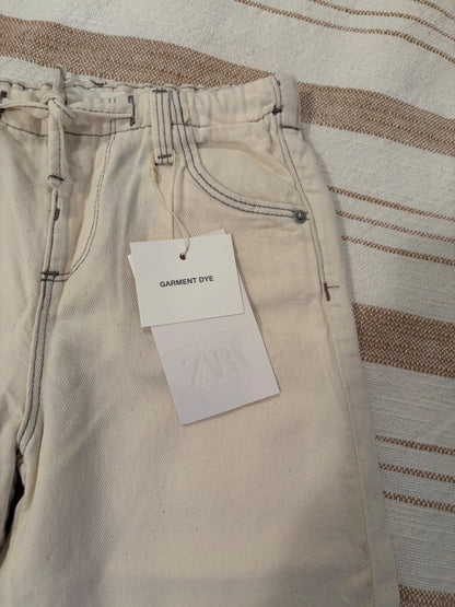 Brand New Zara wide leg jeans, Kids 4/4T