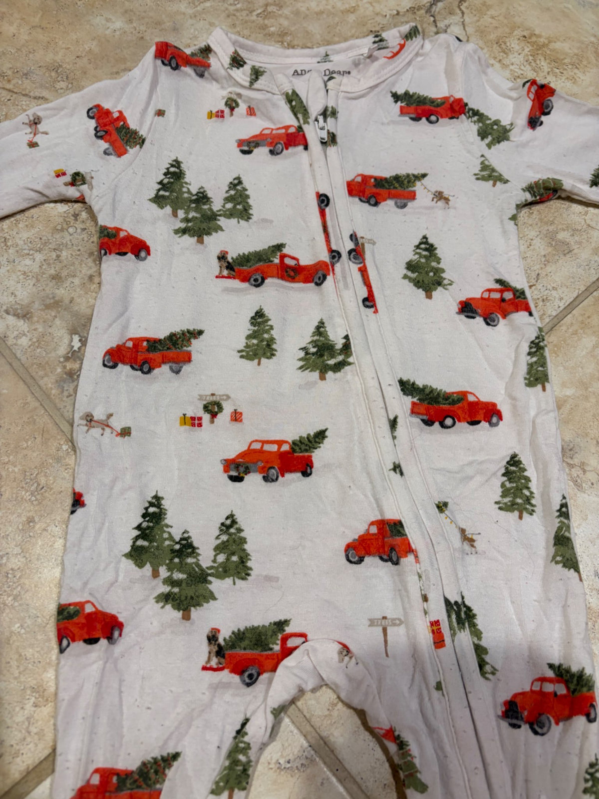 Angel Dear Christmas trucks sleeper , Kids 6 Month (3-6M)