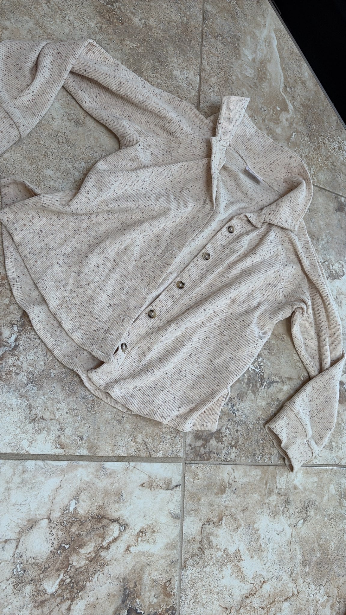 Jax and Lennon speckled oat shirt , Kids 5/5T