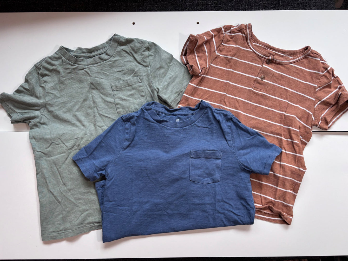6-7 set of 3 t-shirts, Kids 6/6X (extra small)