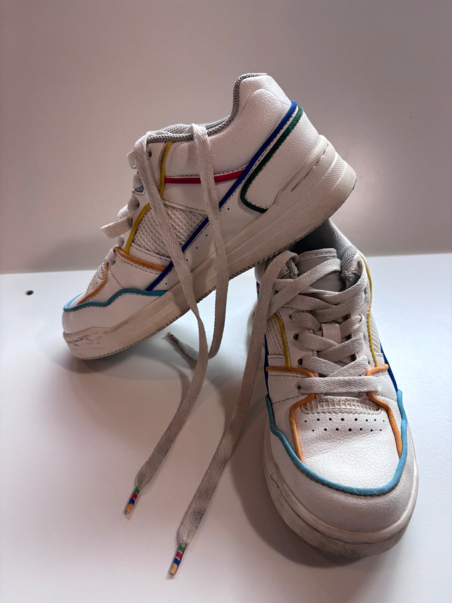 size 13 zara ranbow color shoes , Shoes 13 (Kids:4-8yr)