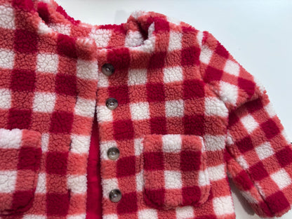 2t hanna anderson red checkered jacket , Kids 2T
