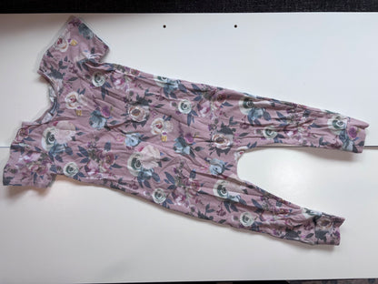 3t purple floral romper , Kids 3T