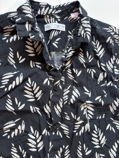 4-5y black button up zara shirt, Kids 4/4T