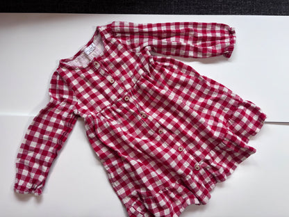 4-5t red checkered dress, Kids 4/4T