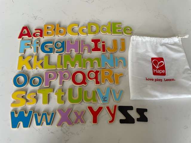 Hape Wooden Magnetic Alphabet