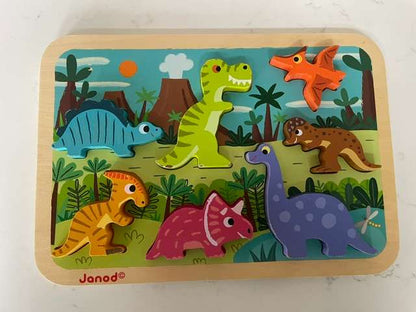 Wooden Dino Puzzle