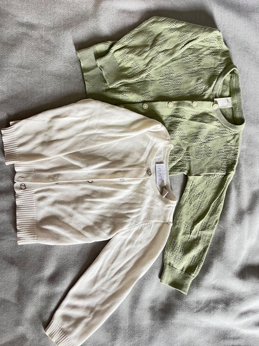 2 girls cardigans, Kids 2T