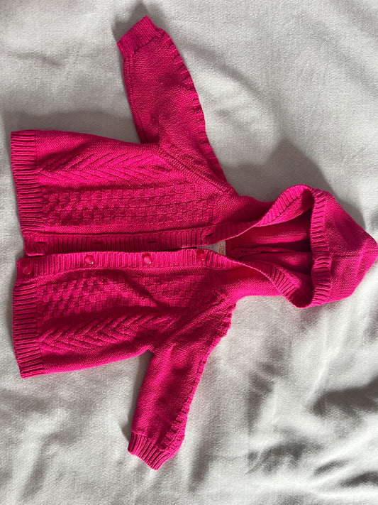 Pink sweater, Kids 6 Month (3-6M)