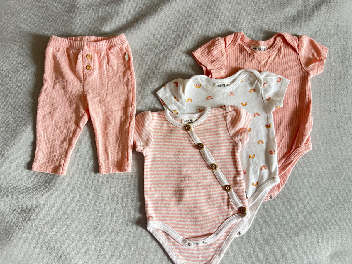 3 shirts and pants, Kids 6 Month (3-6M)