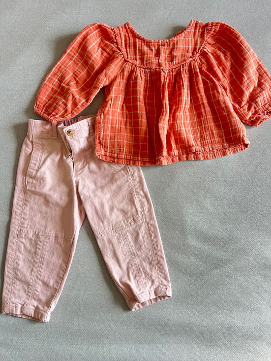 Blouse and pants, Kids 2T