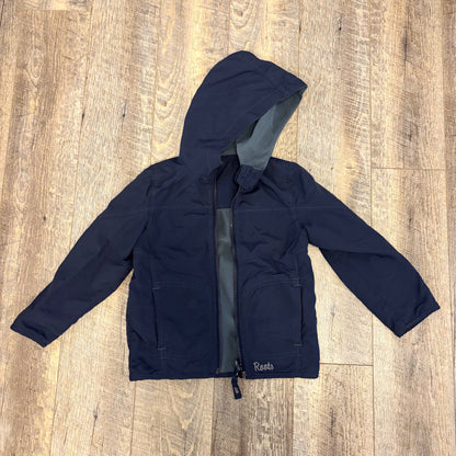 5T Navy Windbreaker Fleece Lined/Reversible , Kids 5/5T