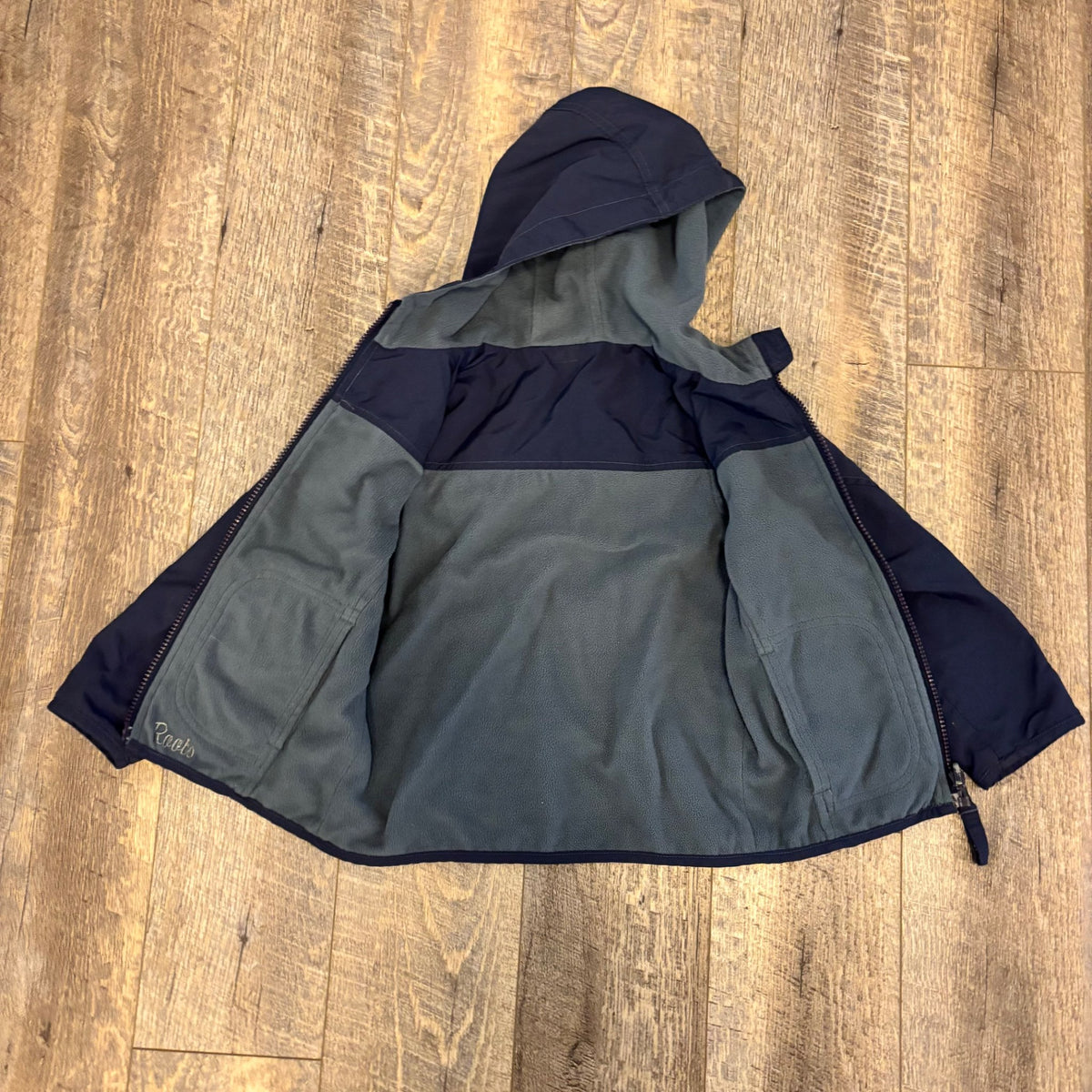 5T Navy Windbreaker Fleece Lined/Reversible , Kids 5/5T