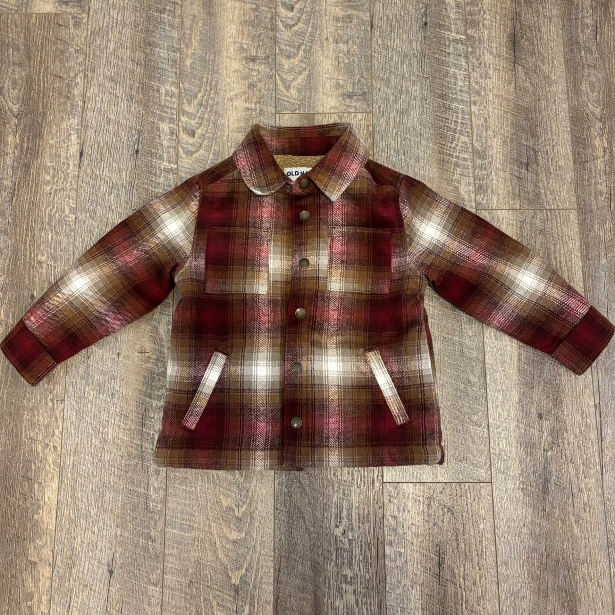 4T Sherpa Lined Flannel Jacket , Kids 4/4T