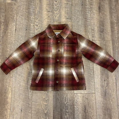 4T Sherpa Lined Flannel Jacket , Kids 4/4T